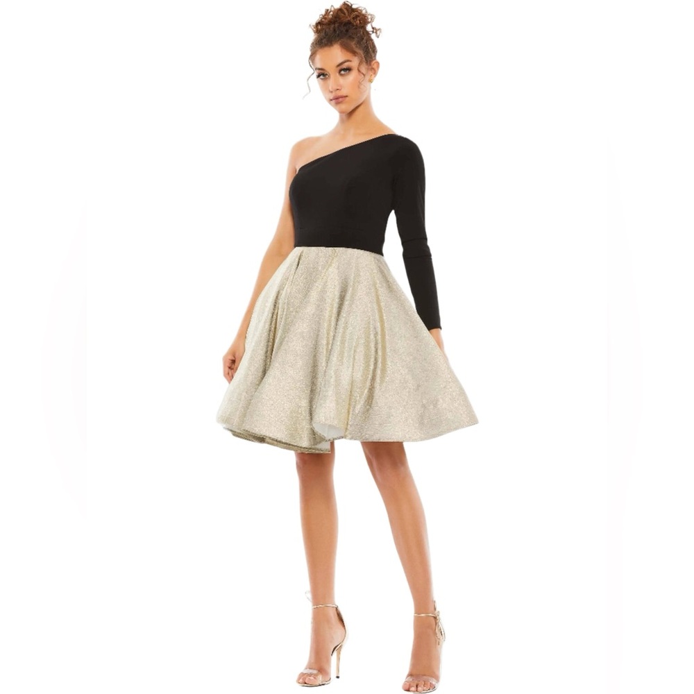 Mac Duggal One Shoulder A-line Dress NWT Size 8